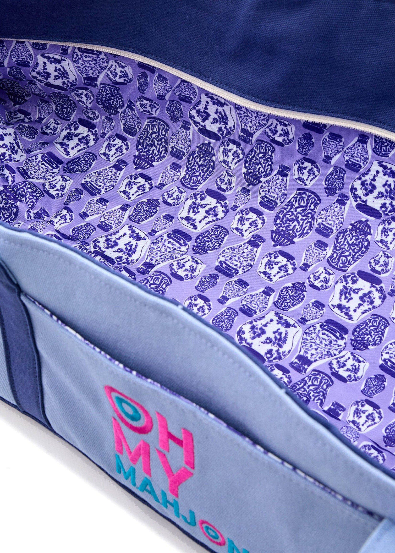 Oh My Mahjong Mat Storage Bag : Blue