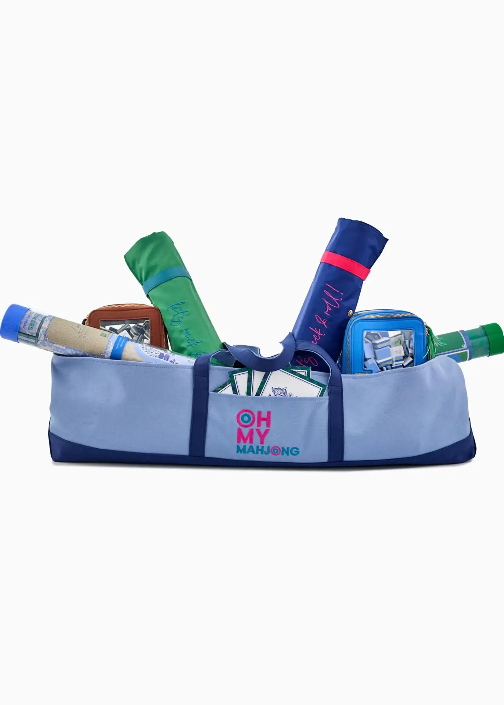 Oh My Mahjong Mat Storage Bag : Blue