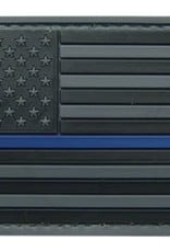 Thin Blue Line Flag Hook & Loop Patch