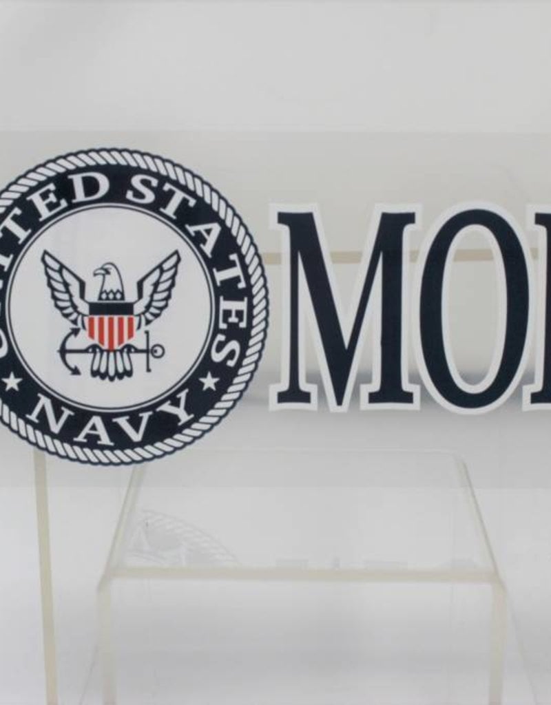 Navy Mom Decal