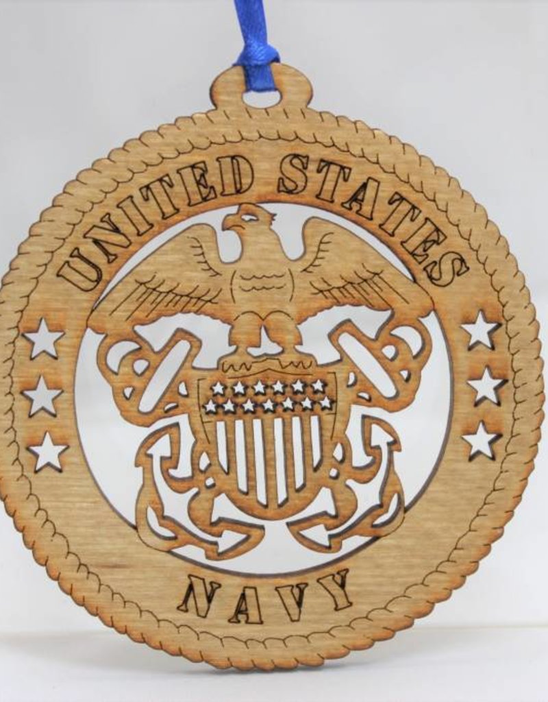 Navy Ornament