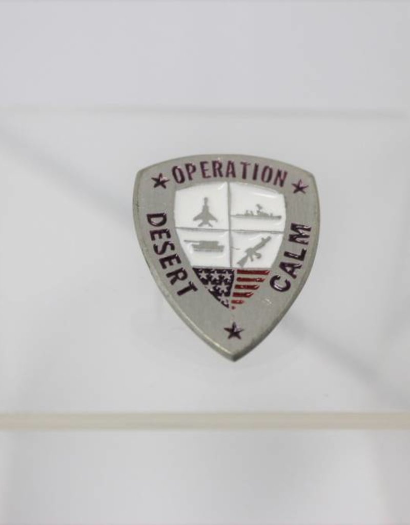 Operation Desert Calm  Lapel Pin