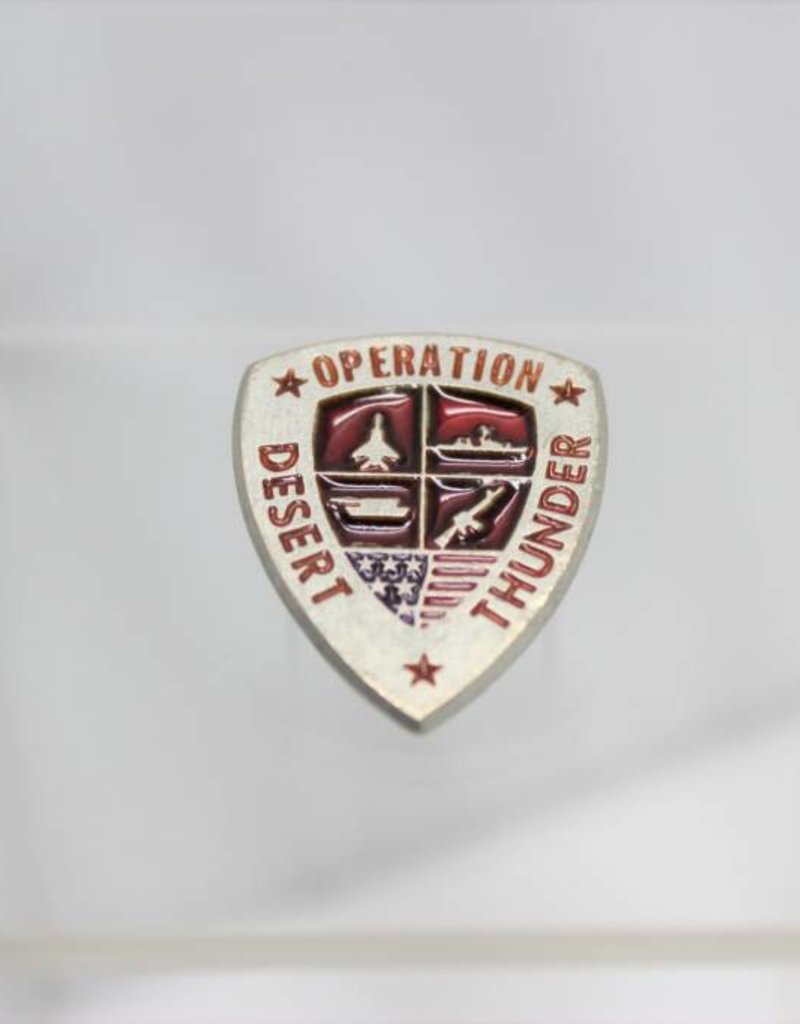 Operation Desert Calm/Haven/Thunder/Storm Lapel Pin