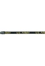 U.S. Army DEMB in Gold Thread on Removable Clasp Blue Lanyard