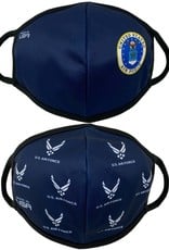 USAF Crest and Allover 2 Pack Face Masks
