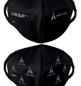 Space Force Crest and Allover 2 Pack Face Masks