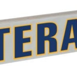 Mitchell Proffitt VETERAN with U.S. Navy Crest 15.5"x2.5" Wood Sign