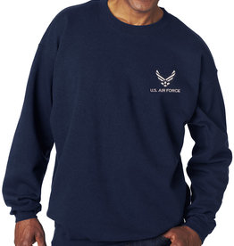 Mitchell Proffitt Air Force Sweatshirt w/Logo Blue Large