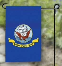 Navy 12"x18" Nylon Garden Flag