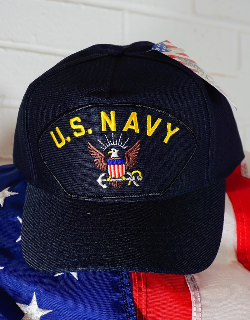 Navy Emblematic Patch Baseball Cap