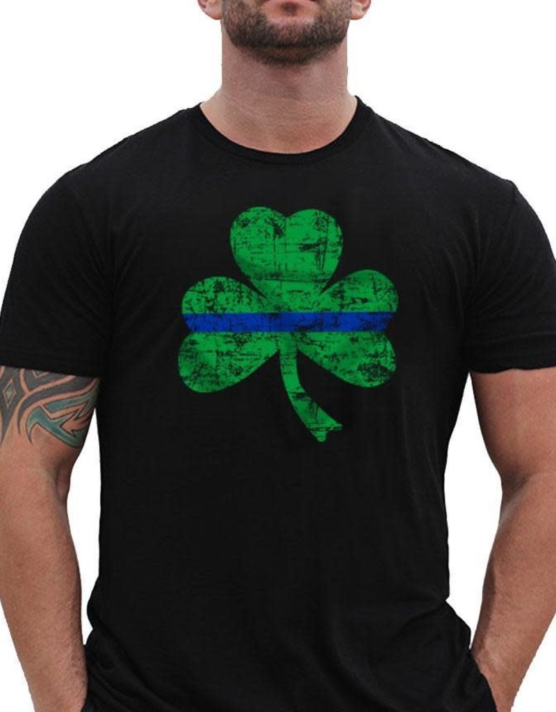 Thin Blue Line Shamrock T-Shirt