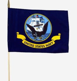 Navy Endura-Poly Stick Flag