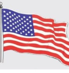 Mitchell Proffitt American Flag Decal