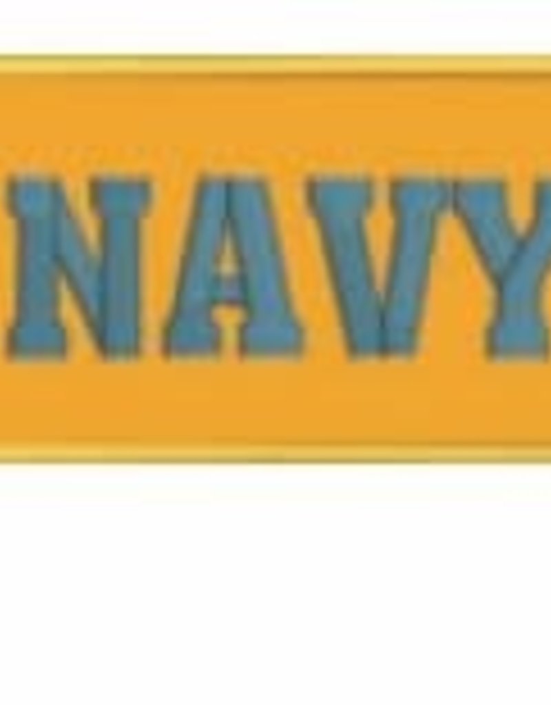 "Navy" with  Hook Back 3.5"x2" Patch