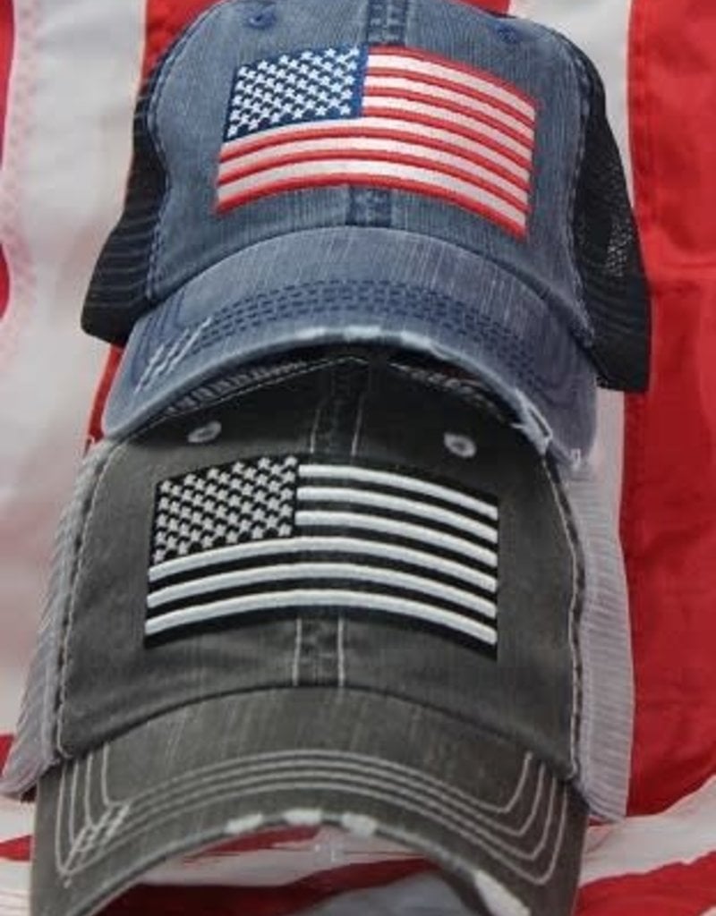USA Flag Mesh Cap