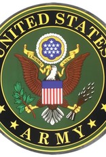 United States Army Crest 3" 4.25"x4.5" Round Sticker Decal
