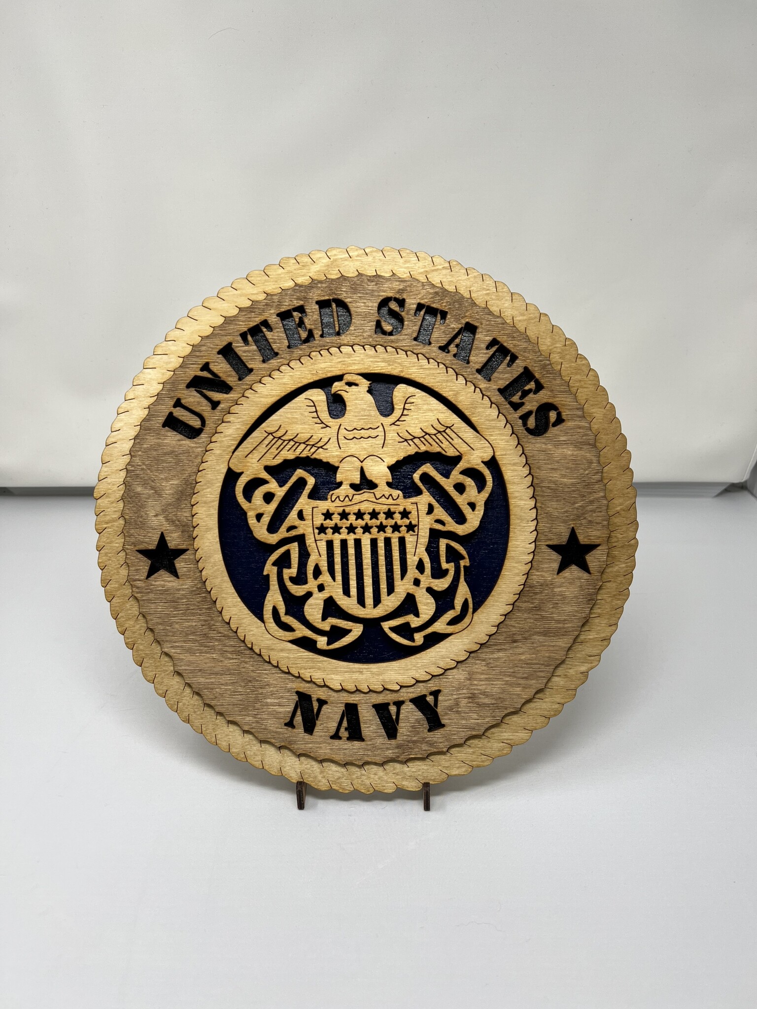 Navy LG Plaque Locally Made - Stars & Stripes, The Flag Store