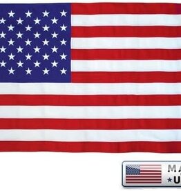 Printed USA-Made Solar Max Nylon American Flag, 3x5'.
