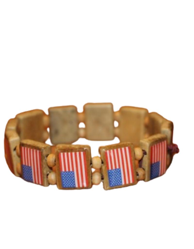 Wrist Story All American Flag 12 tile Bracelet