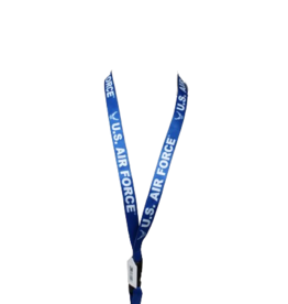 US Air Force Veteran Imprint Removable Clasp Lanyard