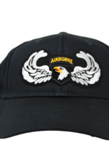 101st Airborne Shield w/wings patch ball cap