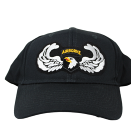 101st Airborne Shield w/wings patch ball cap