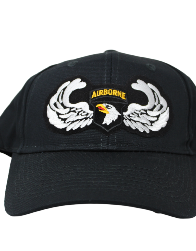 101st Airborne Shield w/wings patch ball cap