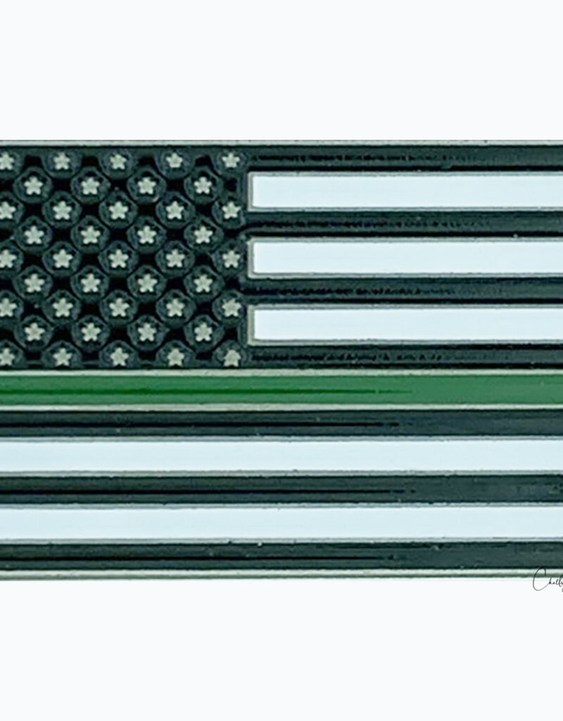 Thin Green Line Lapel Pin