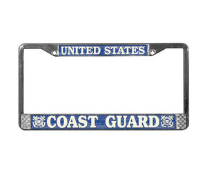 United States Coast Guard License Plate Frame - Stars United States Coast Guard License Plate Frame - Stars