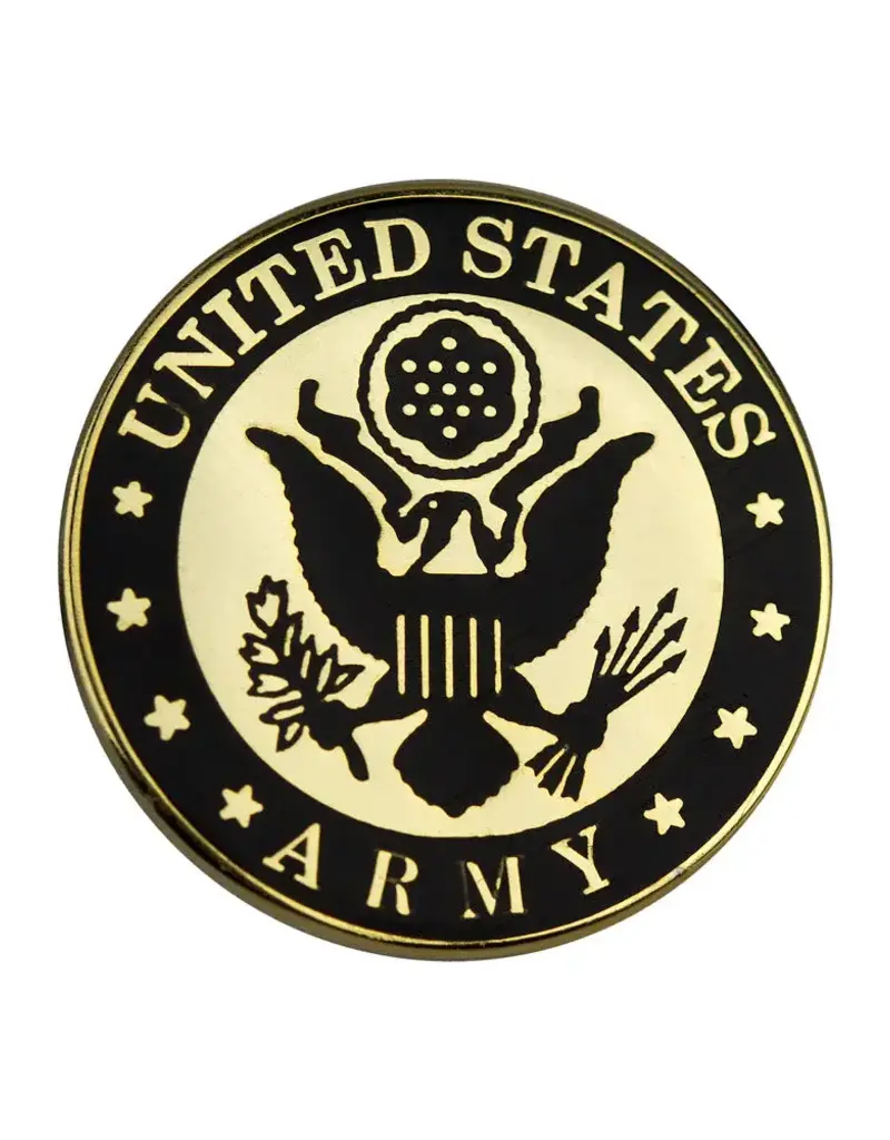 US Army Crest on 3/4" Lapel Pin