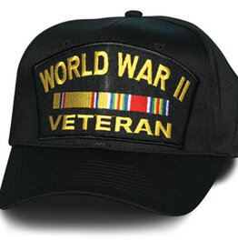 World War II Veteran Black Cap