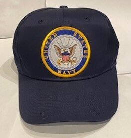 Navy Cap with Crest Patch