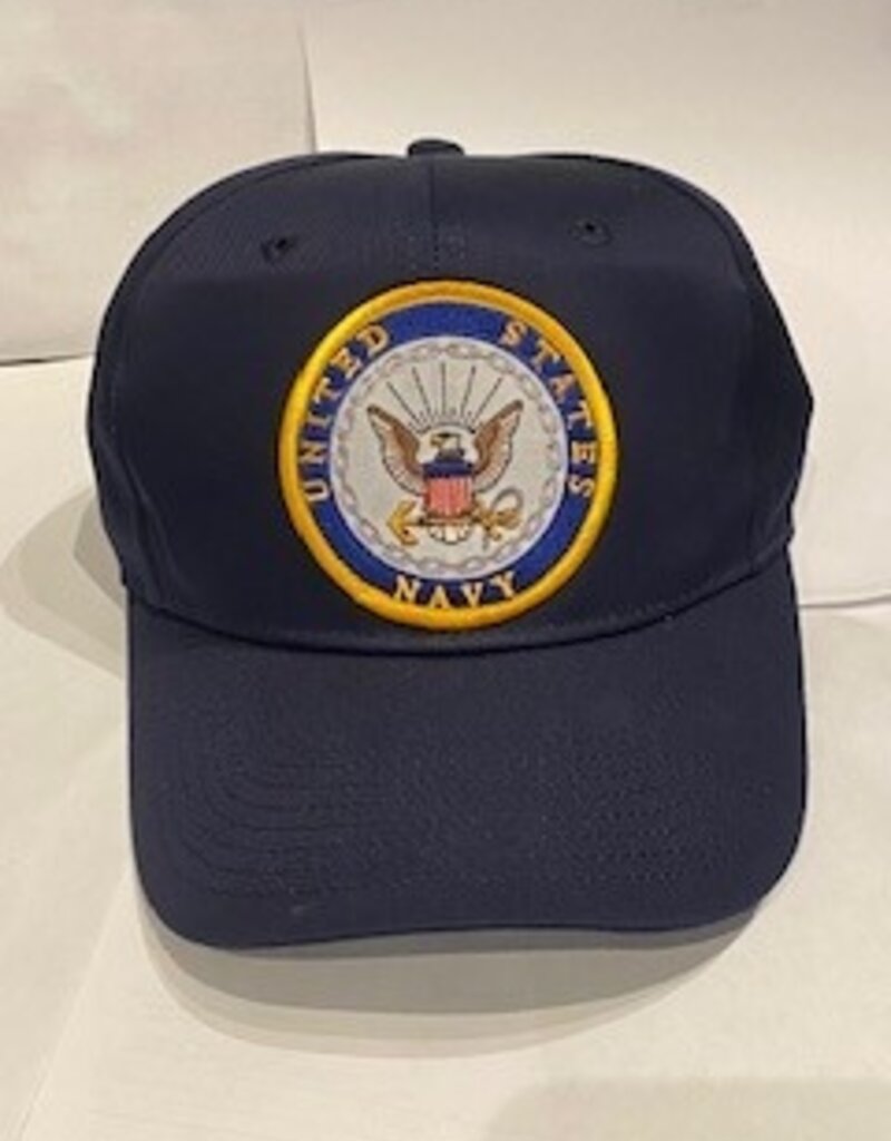 Navy Cap with Crest Patch