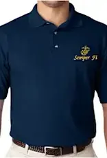 Polo Semper Fi w/ EGA on Blue