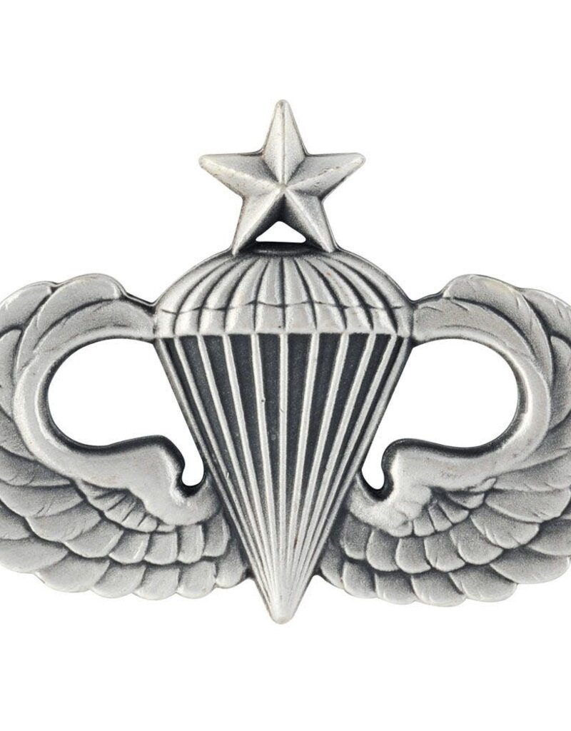 Senior Parachutist Badge on 1 1/4" Lapel Pin