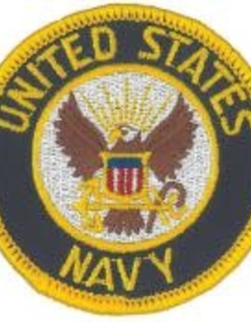 United  States Navy Crest 3" Round Patch