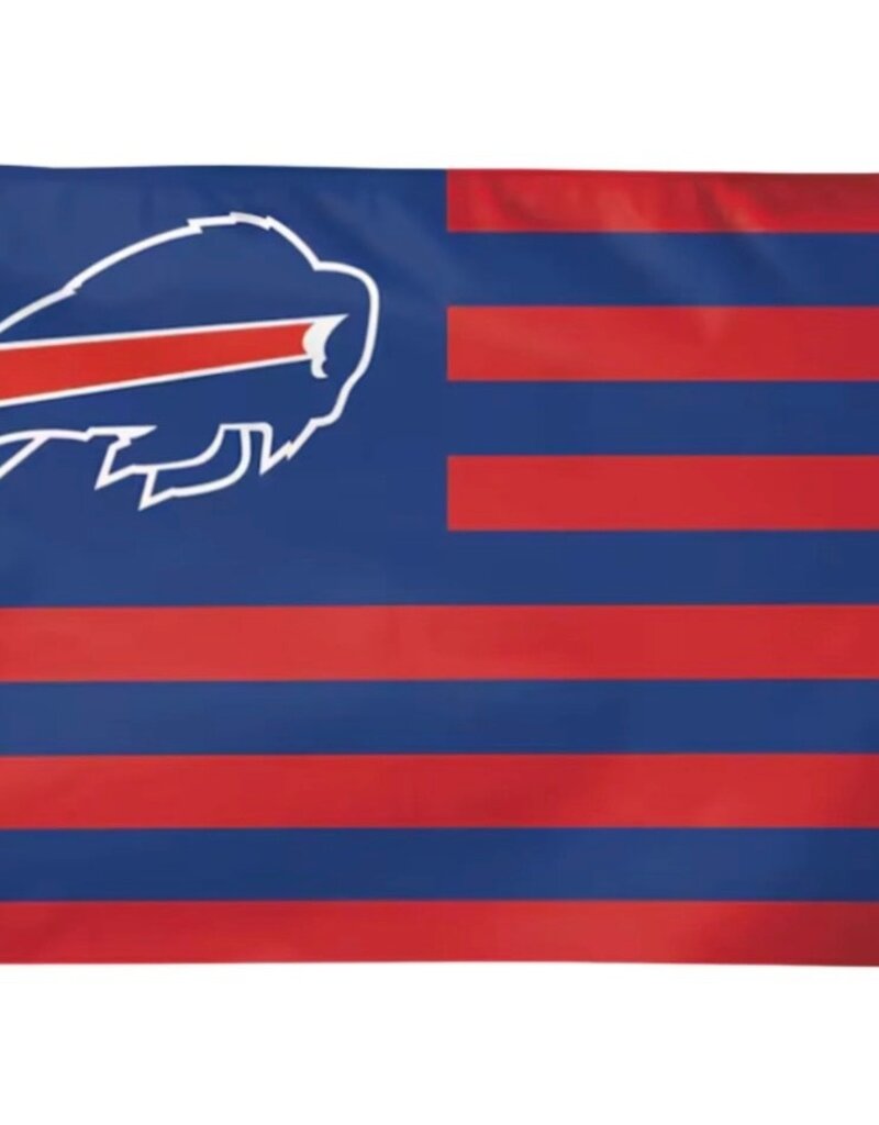 Bills Flag Stripe and Logo 3x5