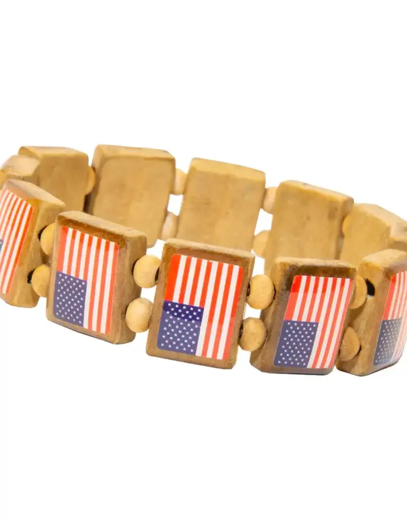 Wrist Story All American Flag 12 tile Bracelet