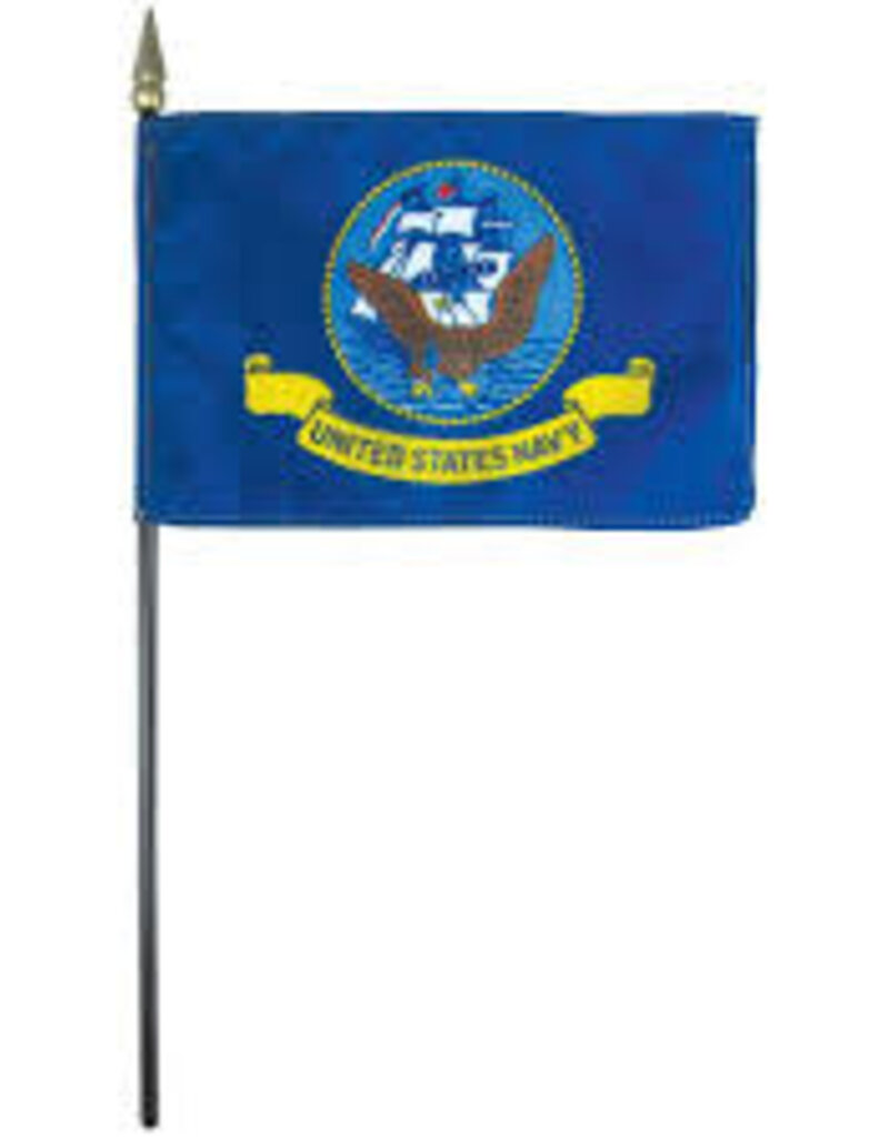 Navy Endura-Gloss Stick Flag