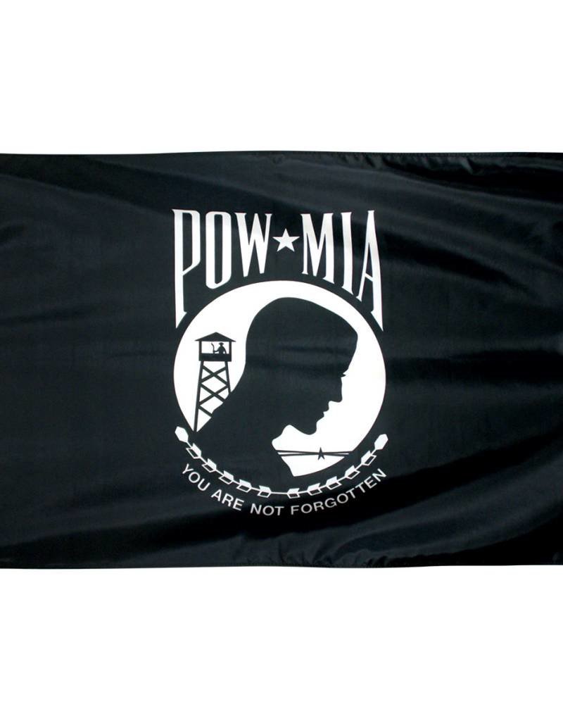 POW MIA Single Face Nylon Flag