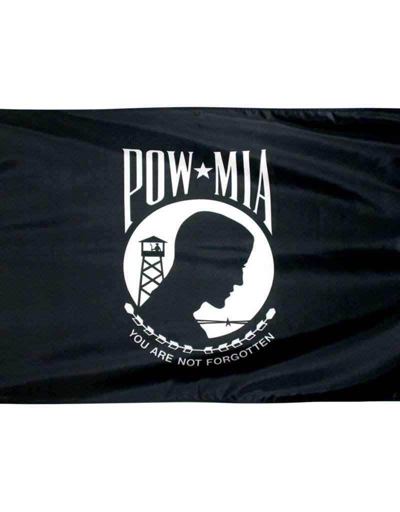 POW*MIA Printed Double Sided Nylon Flag