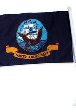 United States Navy Auto Window Flag