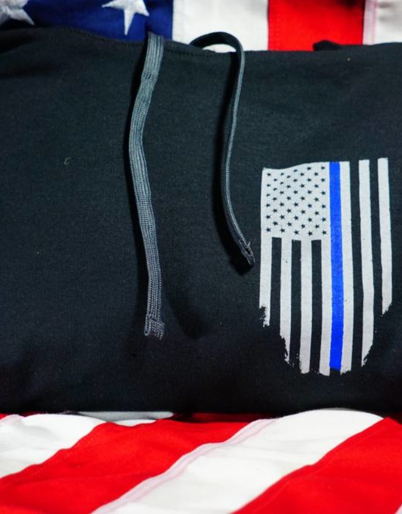 Thin Blue Line Honor Respect Hoodie