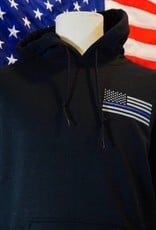 Thin Blue Line Flag Hoodie
