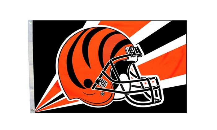 Cincinnati Bengals 3x5' Polyester Flag - Stars & Stripes, The Flag Store