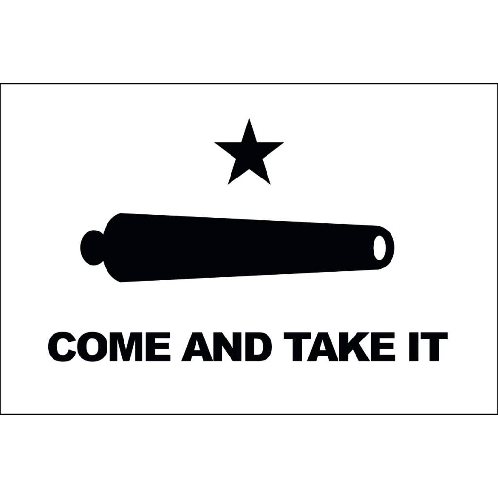 Come And Take It Historical Gonzales Banner Of 1835 Nylon Flag