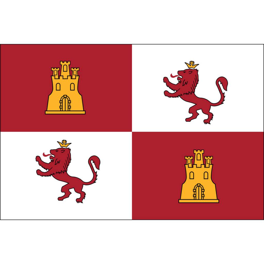 Royal Standard of Spain Historical Nylon Flag 3x5' Stars