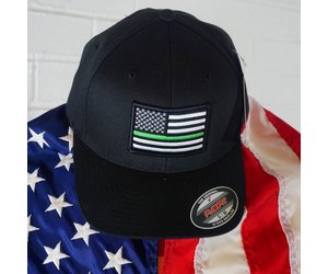Trucker Hat RescueTees Trump Thin Green Line Hat Trucker Hat RescueTees Trump Thin Green Line Hat