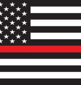 Thin Red Line Flag Decal