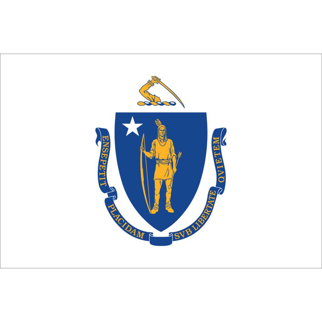Massachusetts Nylon Flag Stars & Stripes, The Flag Store